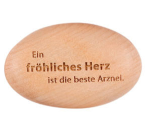 Holzstein: Ein fröhliches Herz (Gr. 2)