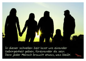 Postkarte: In dieser schnellen Zeit ...