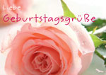 Faltkarte: Geburtstag - Liebe Geburtstagsgrüsse