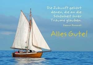Faltkarte: Alles Gute!