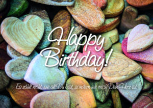 Faltkarte: Happy Birthday!