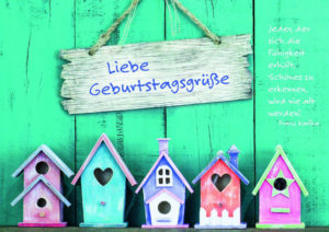 Faltkarte: Liebe Geburtstagsgrüße!