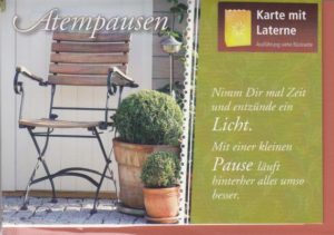 Laternenkarte: Atempausen