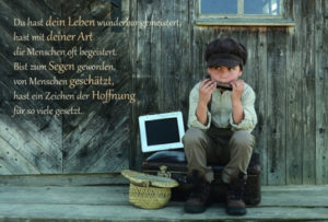 Faltkarte: Du bist zum Segen geworden (Junge)