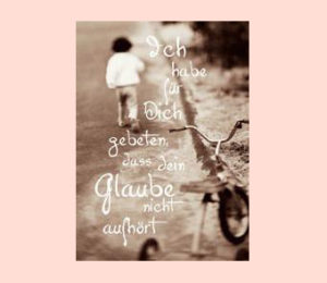 Postkarten: Ich habe für dich gebeten... (8 Stück)