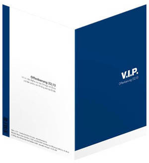 Faltkarte: Eva Jung - V.I.P (5 Stk.)