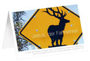 Faltkarte: Eva Jung - Jesus, der Fahrlehrer (5 Stk.)