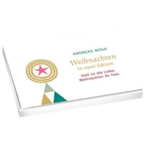 Postkartenbuch: Andreas Noga - Weihnachten in zwei Sätzen (20 Stück)