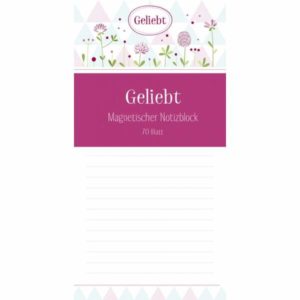 Magnetischer Notizblock: Geliebt