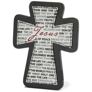 Kreuz: Names of Jesus - Faux Leather/Resin