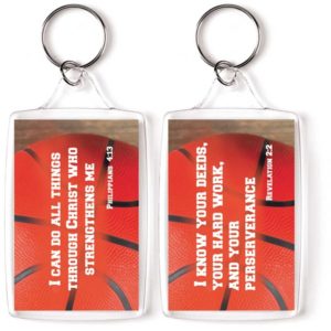 Schlüsselanhänger: I can do all things - Basketball
