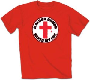 T-Shirt: Blood Donor Rd (S)