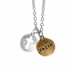 Halskette: Faith - Cross