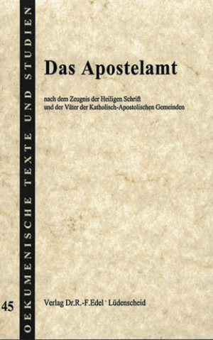 Böhm, Albrecht, Carlyle - Das Apostelamt