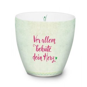 Tasse: Vor allem behüte dein Herz