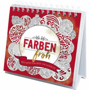 Farbenfroh: Mein Adventskalender zum Ausmalen