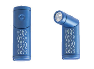 Taschenlampe drehbar (blau) 7.5 cm