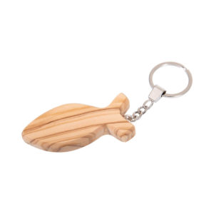 Schlüsselanhänger: Holzfisch