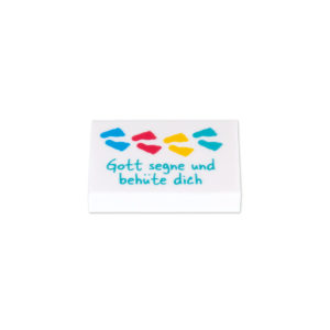 Radiergummi: Gott segne und behüte dich