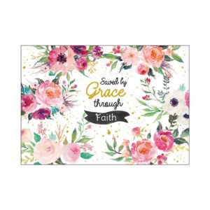 Postkarte: Saved by Grace through Faith