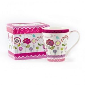 Jumbotasse - Gott segne deinen Tag (Blüten)