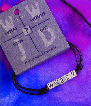 Block Bracelet: WWJD