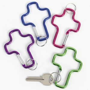 Schlüsselanhänger: Cross Shape (12 Stück)