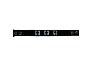 Leinen-Armband: 3 Crosses