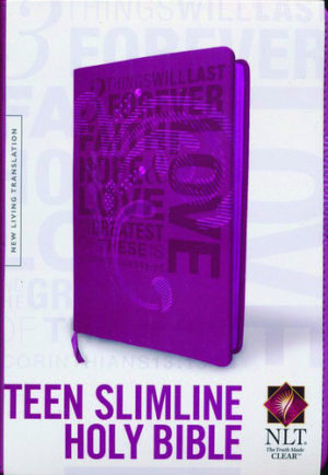 Bible NLT - Teen Slimline Bible, 1 Cor 13