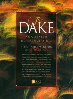 Bible KJV - Dake Annotated Reference Bible - Standard Edition