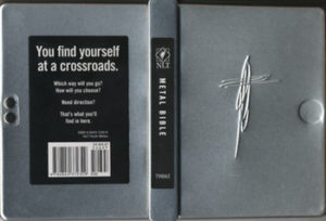 Metal Bible - New Living Translation (Youth Bible)