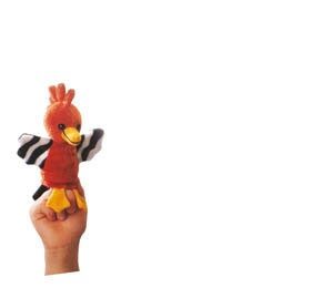 Fingerpuppe Wido Wiedehopf