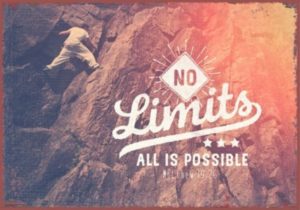 Metallschild: No Limits