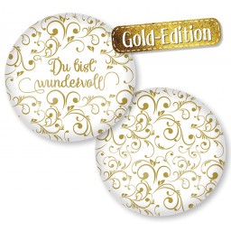 Magnet-Set: Du bist wundervoll - Gold-Edition (2 Stück)