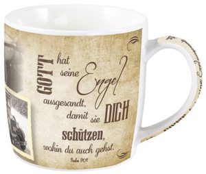 Tasse: Gott hat seine Engel ausgesandt
