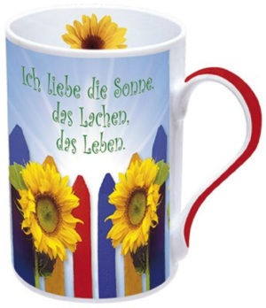 Fototasse: Ich liebe die Sonne