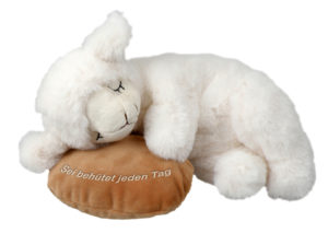 Plüschtier: Schaf Lotta - Sei behütet jeden Tag