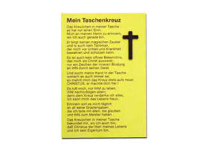 Kreuz für die Tasche (10 Stück)