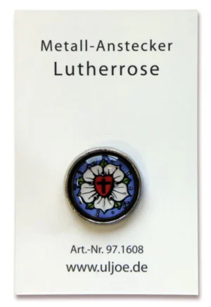 Anstecknadel: Lutherrose