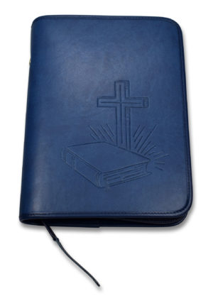Bibelhülle: Bibel/Kreuz/Strahlen