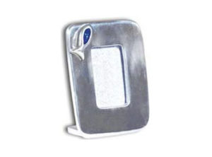 Fotorahmen: Fisch blau (Metall)