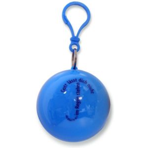 Regenponcho - blau