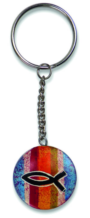 Schlüsselanhänger: Ichthys (Speckstein)