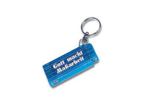 Schlüsselanhänger: Gott macht Massarbeit