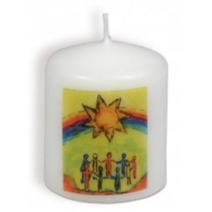 Kerze: Jesus lädt ein (Klein)