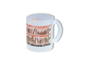 Glastasse: Bücher der Bibel