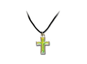 Halskette mit Anhänger: Kreuz