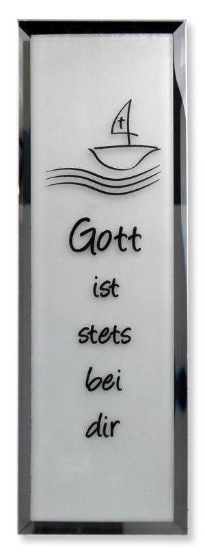 Deko-Spiegel: Gott ist stets bei dir