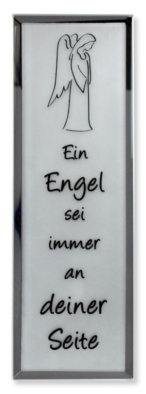 Deko-Spiegel: Ein Engel sei immer an deiner Seite