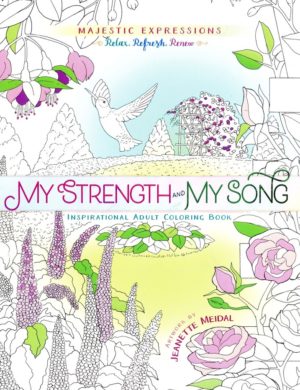 Jeanette Meidal - Inspirational Adult Coloring Book: My Strength & My Song